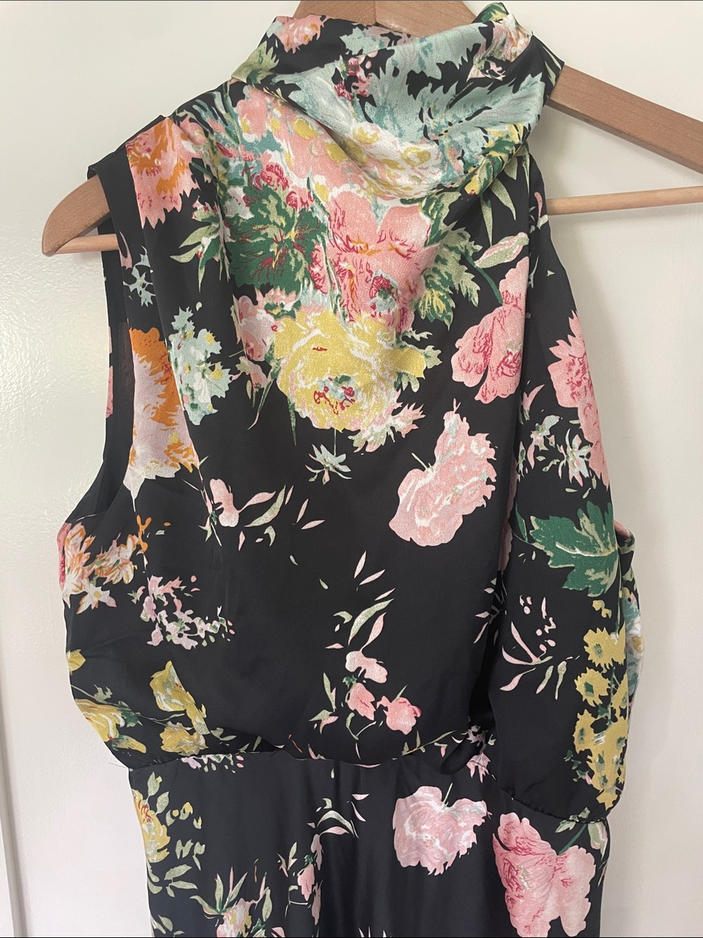 Petal + Pup Anabelle Funnel Neck Satin Midi Dress – Size Large - Picture 2 of 9